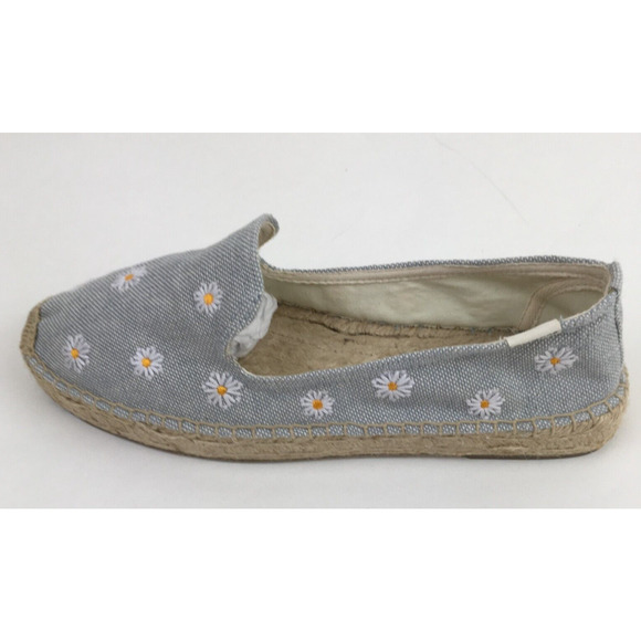Soludos womens Daisy shoes Size 9 Smoking Slippers Slip On Flats Embroidered - Picture 11 of 16